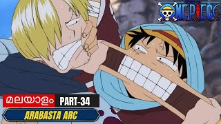 One Piece മലയാളം Explanation  Part34  Episode 96  97  Arabasta Arc [upl. by Silra135]