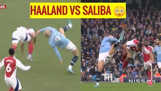 HAALAND VS SALIBA 😳 [upl. by Aviv104]