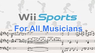 Wii Sports Theme from Wii Sports  Sheet Music [upl. by Etteuqal]