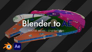 Blender To After Effects  Cryptomattes  3D Tutorial [upl. by Harwill]