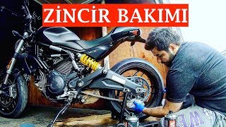 Motosiklet Zincir Temizliği ve Yağlama [upl. by Eiramaneet180]