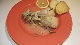 Ricetta Fusi di pollo al limone [upl. by Yoreel]