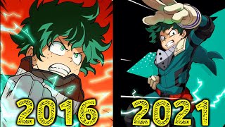 Evolution of My Hero Academia Games 20162021 [upl. by Niko485]