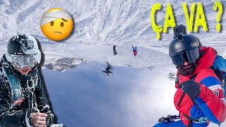 JE TENTE MON PREMIER DOUBLE BACKFLIP aïe  Ski Vlog 44 ft Solan [upl. by Flemings]