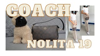 COACH NOLITA 19  Asherie go to bag [upl. by Accebor352]