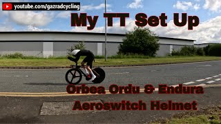 My Time Trial Set Up  Orbea Ordu TT amp Endura Aeroswitch Quick Look [upl. by Ixel]