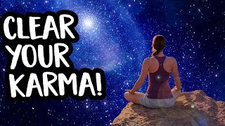 Karma Cleanse and Spiritual Karmic Clearing Energy Healing Channeled Angel Message [upl. by Aicittel]