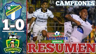 Cremas Campeones Comunicaciones vs Guastatoya 10 RESUMEN Y GOL FINAL VUELTA APERTURA 2023 [upl. by Lebanna]