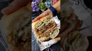 Anday Wala burger bnanay ka tarika  street style Pakistani bun kababasmr cooking shorts yt [upl. by Edac95]