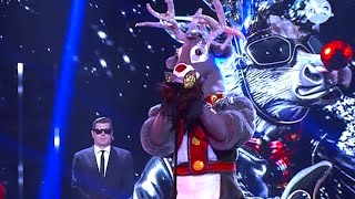 Masked Singer Poro quotPetteri Punakuonoquot Raskasta Joulua  Finland  Christmas Special [upl. by Otanod]