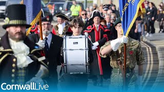 Remembrance Sunday events in Cornwall [upl. by Male]