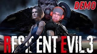 NOPE IM TOO SCARED TO PLAY THIS GAME RESIDENT EVIL 3 DEMO [upl. by Evangelist216]