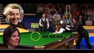 SNOOKER TOP 10 FUNNIEST MOMENTS EVER FUNNY CB [upl. by Eikcuhc]