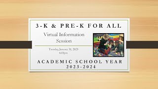 Cortelyous 3K amp PreK Informational Session 2023 [upl. by Angadresma]