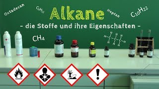 Alkane  die Stoffe und ihre Eigenschaften [upl. by Heinrike]