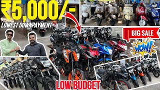 🥵Rizwan Bhai ne Market Khol Diye🔥  cheapest second hand bikes  best second hand bikes scooty thane [upl. by Aneeuq185]