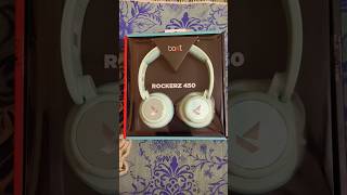 Boat ROCKERZ 450 headphones 🎧 Unboxing music boat headphones [upl. by Asiruam607]