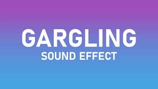 Gargling Mouthwash Sound Effect  Gurgling Sound  Throat [upl. by Pubilis]