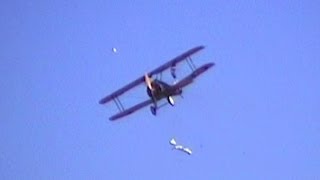 Sopwith Camel Loses Engine Cowl In Flight [upl. by Annahsirhc747]