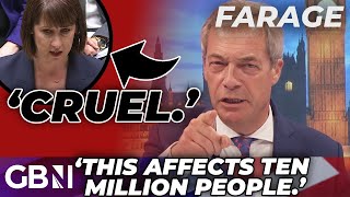 Winter fuel payments Nigel Farage SLAMS CRUEL Rachel Reeves to leave MILLIONS without gas help [upl. by Schalles]