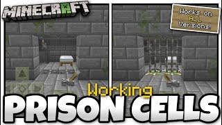 Minecraft  WORKING PRISON CELLS  Easy  Tutorial  MCPE  Xbox  Bedrock  Switch [upl. by Roach549]