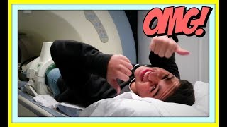 OVERCAME HIS FEAR  MRI KNEE SCAN [upl. by Ibson]