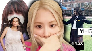 Rosé suddenly reveals her BIGGEST mystery Jennies WEAKEST point Lisa airport Jisoo 2024 PFW [upl. by Lenneuq]