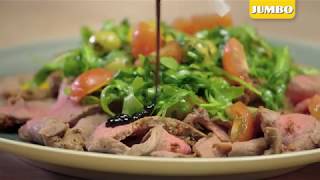 Runderroast met cherrytomaat en kruidensalade  Jumbo [upl. by Hnil743]