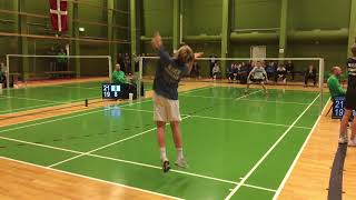 2018 Badminton Danish National Championships U15 HS 18finale [upl. by Ahsain]