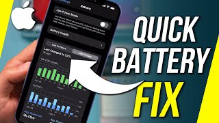 How to Fix iPhone Battery Sudden Drops [upl. by Haissem]