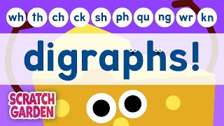 Digraphs  Top Ten English Digraphs  Phonics are Fun [upl. by Dylane]