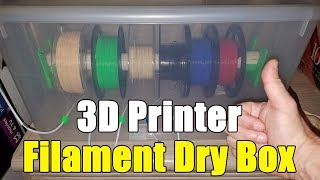 How to Build a 3D Printer Filament Dry Box [upl. by Scully]