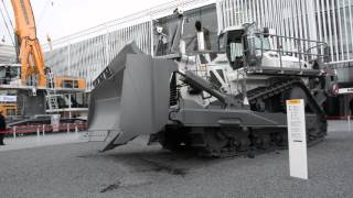 Liebherrs PR 776 70 tonne class dozer being demonstrated at Bauma 2016 LiebherrBauma [upl. by Gradeigh53]