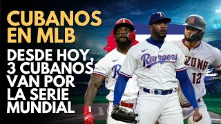 Cubanos en MLB Desde hoy tres cubanos van por la Serie Mundial [upl. by Attesoj591]