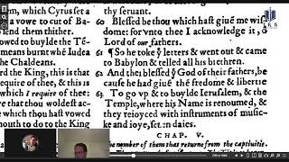 Reading of the 1560 Geneva Bible  Day 278 of 366 1 Esdras 24 Season 2 [upl. by Asiole]