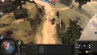 Company Of Heroes Panzer Elite Guide  Rush PG Tactics with commentary [upl. by Maxy]