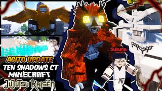 Ten Shadows AGITO Update Piercing Water Big Nue and More inside Minecraft Jujutsu Kaisen [upl. by Maxim]