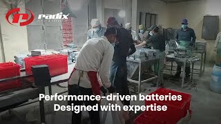 Radix Batteries Where Quality Meets Innovation batterybusiness batterymanufacturer factory [upl. by Sayre649]