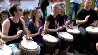 The Rhythm Studio African Djembe Drumming Group [upl. by Omrellig]