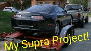 My Mk4 Supra Build 1 The Journey Begins [upl. by Lhary24]