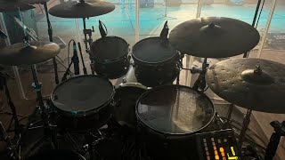 Worthy  Elevation Worship Live Drum cover Pfyouth camp 2024 [upl. by Deadman]