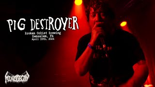 PIG DESTROYER live at Broken Goblet April 18th 2024 partial set [upl. by Assylem956]