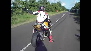 PEPE Gsxr 1000 Turbo launch control  14 mile 300hp F16  BRUTAL HELL SOUND [upl. by Siraval]