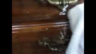 How to remove dried lotion or water stains from solid wood furniture [upl. by Ahouh655]