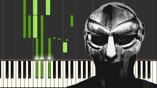 MF Doom  Arrow Root Piano Tutorial Synthesia King Geedorah Next Levels [upl. by Dorweiler]