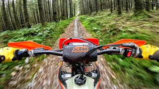 KTM EXC 150 OFF ROAD TEST WITH UPGRADES [upl. by Grof196]