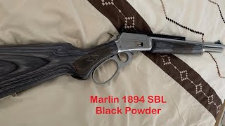 Marlin 1894 SBL Black powder [upl. by Kentiggerma]