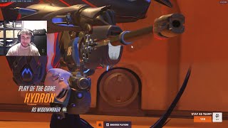 WIDOW POTG HYDRON WIDOW IS STRONG WIDOWMAKER GAMEPLAY SEASON 10 TOP 500 OVERWATCH 2 [upl. by Nomahs]