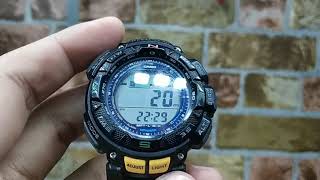 Casio Protrek Prg 270 jam outdoor casio altimeter barometer compas termometer [upl. by Holt985]