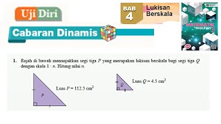 KSSM Matematik Tingkatan 3 Bab 4 lukisan berskala uji diri no1 cabaran dinamis buku teks [upl. by Lisk]